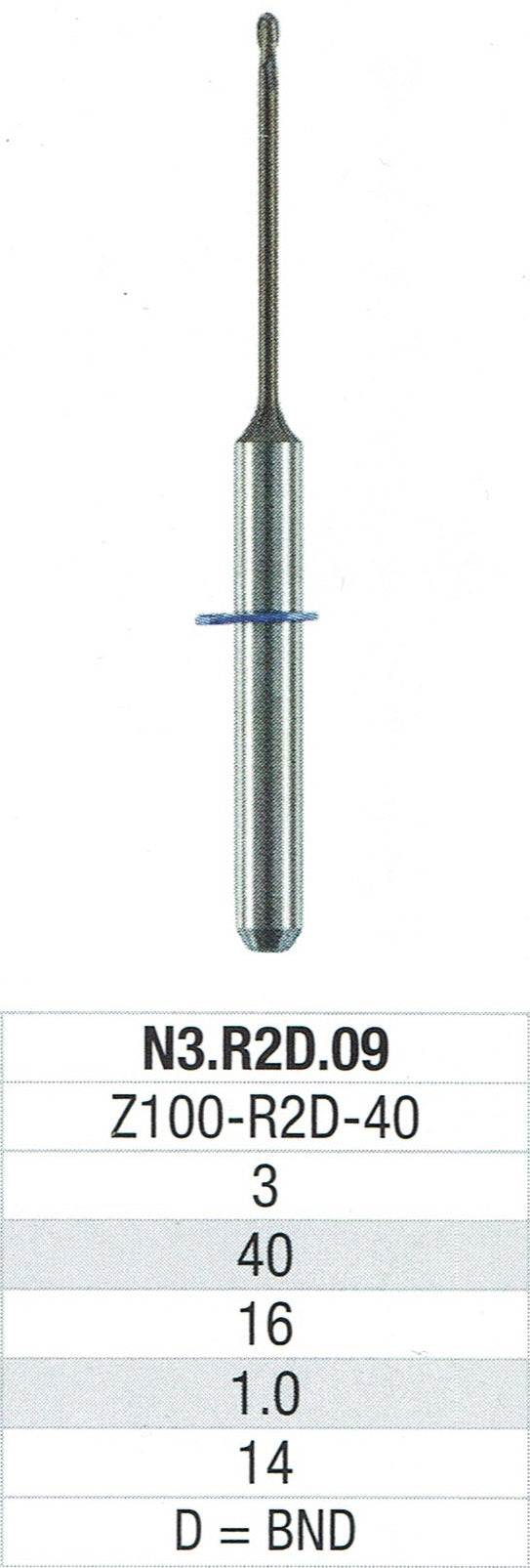 EDENTA Fraise VHF S1 / S2 / K5 Zircone