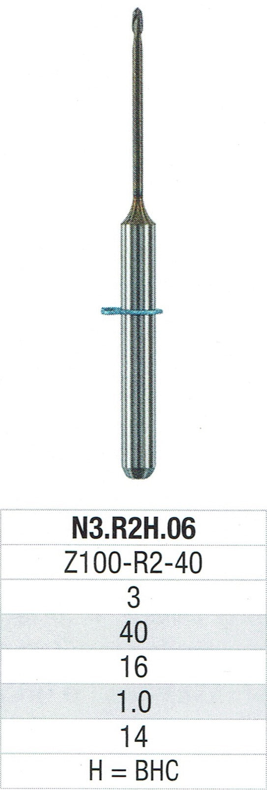 EDENTA Fraise VHF S1 / S2 / K5 Zircone