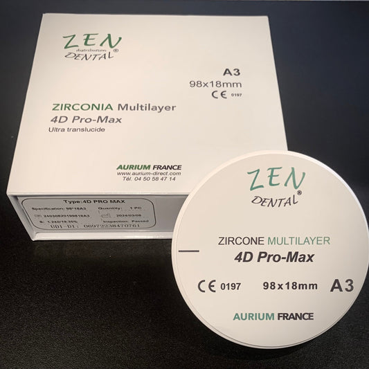 Zircone Multilayer 4D Pro-Max ZEN DENTAL