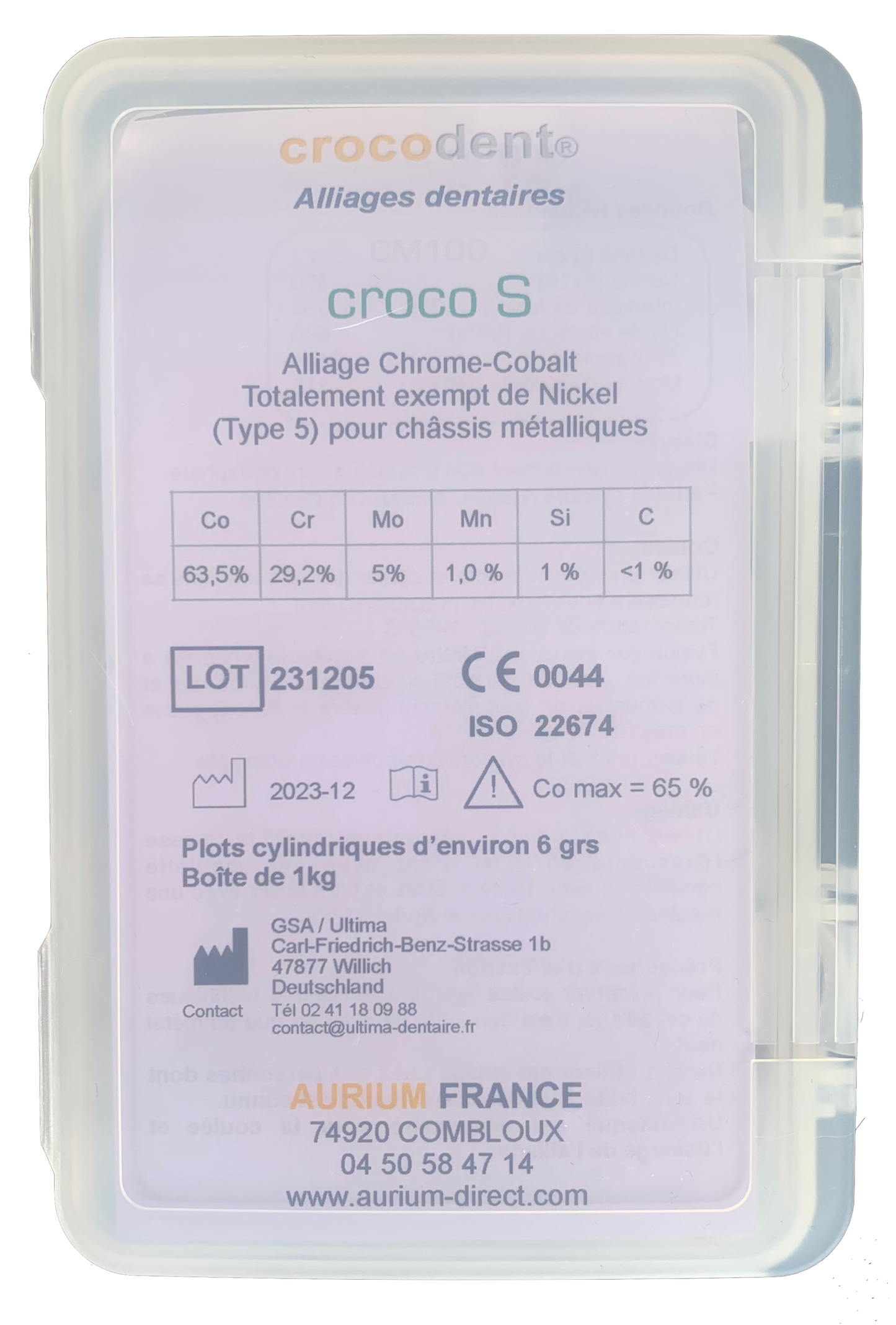 Crocodent Croco S (1 kg)