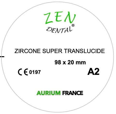 Zircone HT pré-teintée ZEN DENTAL