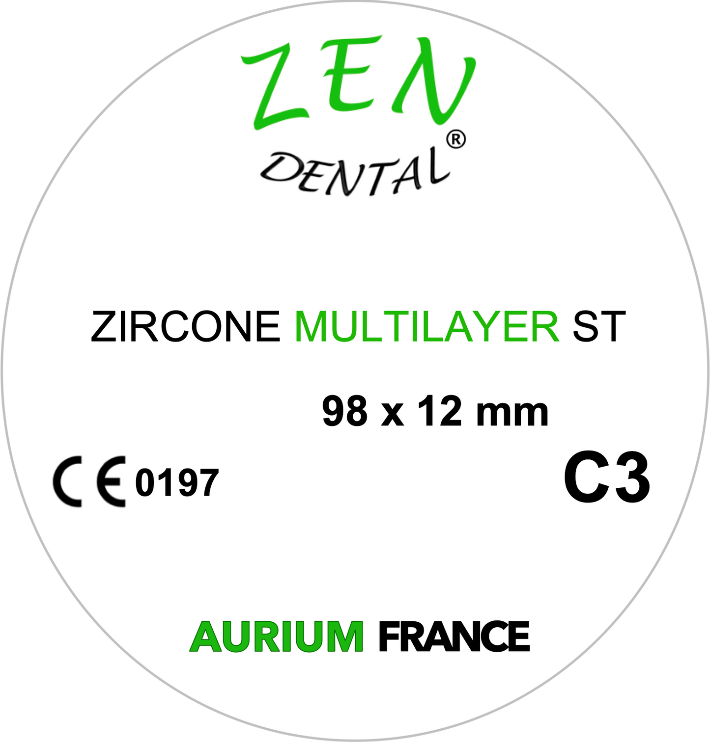 Zircone Multilayer ZEN DENTAL Promotion