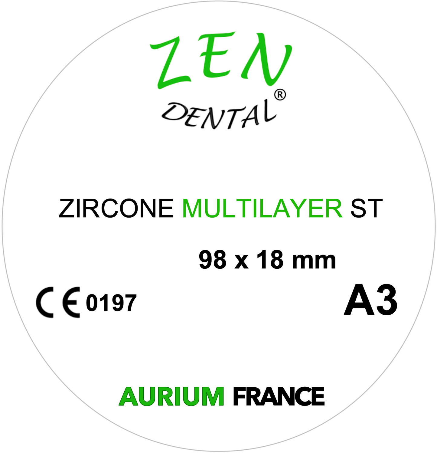 Zircone Multilayer ZEN DENTAL