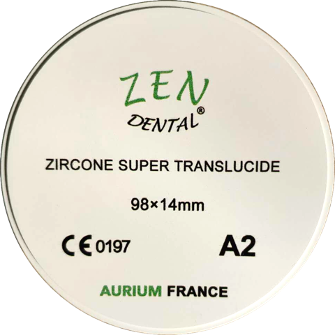 Zircone HT pré-teintée ZEN DENTAL
