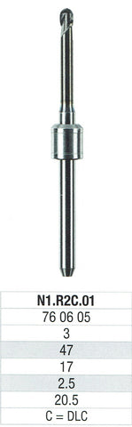 EDENTA Fraise Amann Girrbach (Mikro 4X / 5X - Mikro IC - Motion 2) Zircone - PMMA - PEEK - Cire