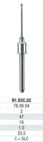 EDENTA Fraise Amann Girrbach (Mikro 4X / 5X - Mikro IC - Motion 2) Zircone - PMMA - PEEK - Cire