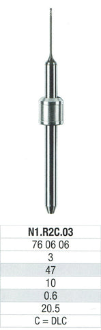 EDENTA Fraise Amann Girrbach (Mikro 4X / 5X - Mikro IC - Motion 2) Zircone - PMMA - PEEK - Cire