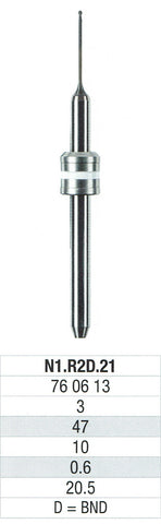EDENTA Fraise Amann Girrbach (Mikro 4X / 5X - Motion 2) Zircone - Céramique hybride