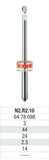 EDENTA Fraise Sirona in Lab MC X5 PMMA - PEEK - Cire