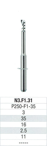 EDENTA Fraise VHF K3 / K4  PMMA - PEEK - Cire
