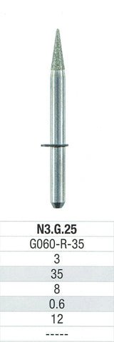 EDENTA Fraise VHF S1 / S2 / N4 Céramique vitreuse