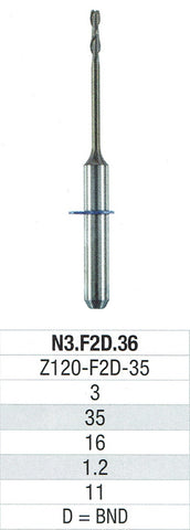 EDENTA Fraise VHF K3 / K4  Zircone