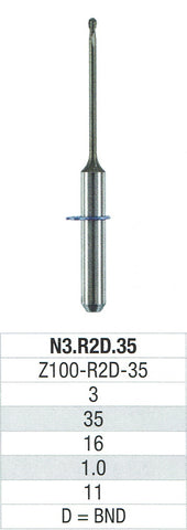 EDENTA Fraise VHF K3 / K4  Zircone